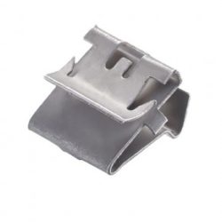 Spring stainless steel fixing clip for the automotive sector